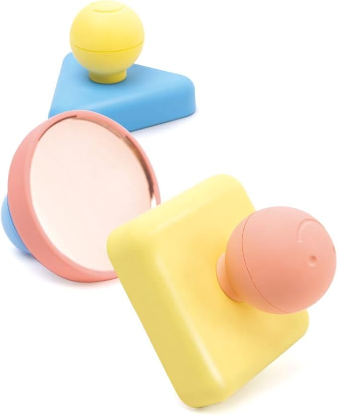 Hape Montessori Mirror Shape Puzzle | Educational Sensory Toy with Color Effects for Babies Ages 10+ Months