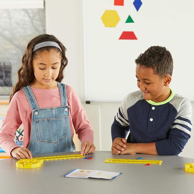 hand2mind NumberLine Clock, Telling Time Teaching Clock, Learn to Tell Time Clock, Analog Classroom Learning Clock, Teaching Time Math Manipulatives, Clocks for Kids Learning to Tell Time (Set of 25)