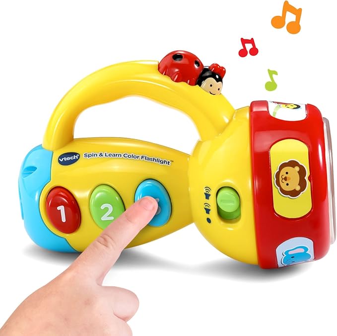 VTech Spin and Learn Color Flashlight, Yellow