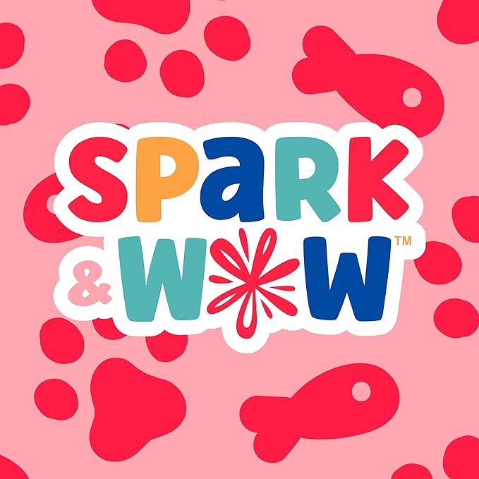 SPARK & WOW Cat Activity Wall Panel - Ages 18m+ - Montessori Sensory Wall Toy - Number Matching Activity - Busy Board - Toddler Room Décor