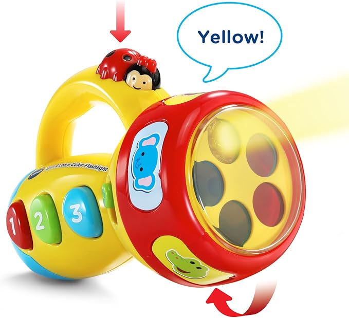 VTech Spin and Learn Color Flashlight, Yellow