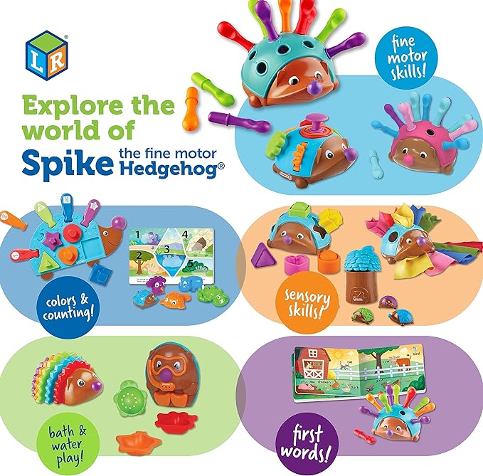 Learning Resources Spike and Friends Counting & Colors Book Set