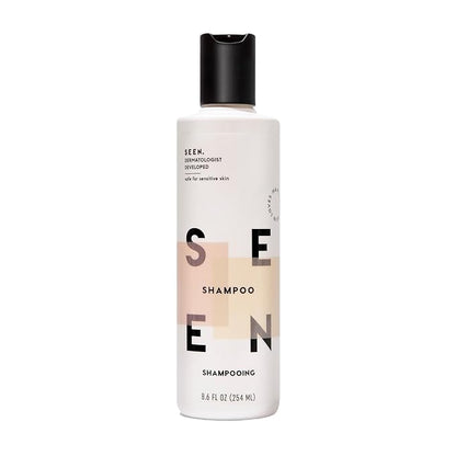 SEEN Shampoo - Scented - Non-Comedogenic & Sulfate-Free Hair Shampoo- Dermatologist-Developed - Safe for Sensitive & Acne Prone Skin