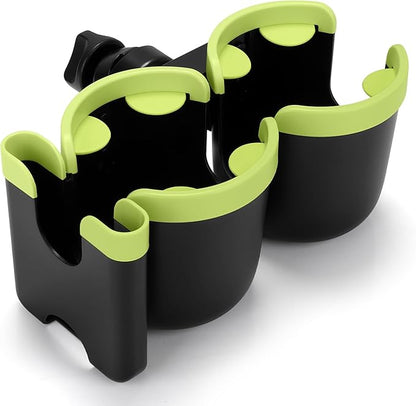 Accmor Stroller Cup Holder with Phone Holder, Bike Cup Holder, Universal Cup Holder for Uppababy Nuna Doona Strollers, 2-in-1 Cup Phone Holder for Stroller, Bike, Wheelchair, Walker, Scooter