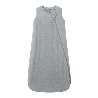 Mosebears Unisex Baby Sleep Sack 1.0 TOG, Supersoft Rayon Made from Bamboo Wearable Blanket with 2-Way Zipper (Grey,18-36 Months)