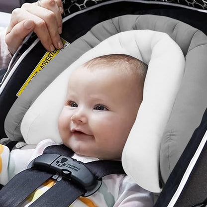 Pro Goleem Infant Car Seat Insert, Babybody Support for Toddler, Soft Minky Preemie Car Seat Insert, 2-in-1 Reversible, Perfect for Carseats, Strollers, Swings, White and Grey