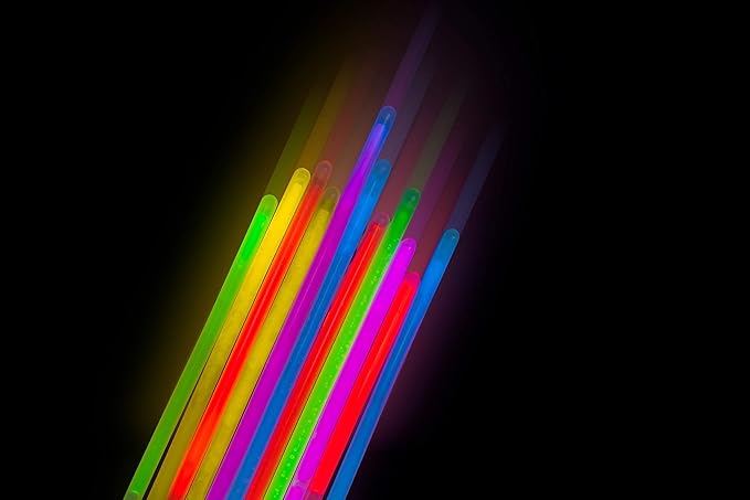 100 8" Crown Glow Light Stick Bracelets WHOLESALE PACK