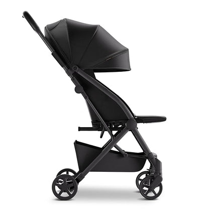 Mompush Lithe V2 Lightweight Travel Stroller, Compact Foldable Baby Stroller with Travel Bag, One-Hand Fold Stroller, Snack Tray, Mechanical Recline Seat, Airplane-Ready, Organizer & Rain Cover