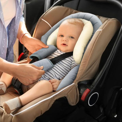 COOLBEBE Upgraded 3-in-1 Babybody Support & Strap Covers Set for Newborn Infant - Extra Soft Car Seat Insert Cushion Pad, Perfect for Carseats, Strollers, Swing