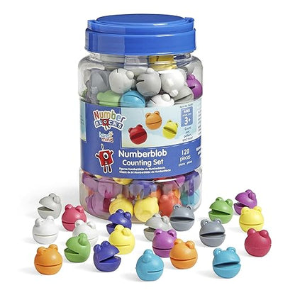 hand2mind Numberblocks Numberblob Counting Set, Math Counters, Counting Toys, Educational Math Manipulatives, Numbers for Toddlers, Preschool Learning Toys, Easter Basket Stuffers for Kids