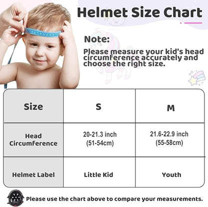 Color Gradient Adjustable Kids Bike Helmet Toddler Skateboard Helmets Boys Girls Child Ventilation Helmet for Multi-Sports Skating Cycling Scooter Balance