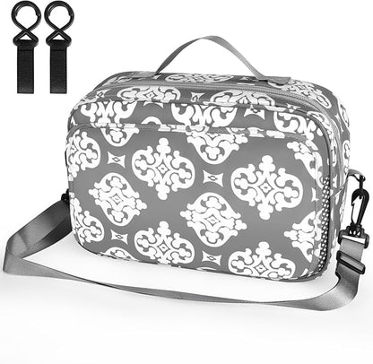 Accmor Stroller Organizer, Universal Stroller Organizer with Insulated Cup Holder Pocket, Dual Purpose Large Capacity Stroller Bag Caddy, Stroller Accessories Fits for Uppababy, Doona, Nuna Strollers