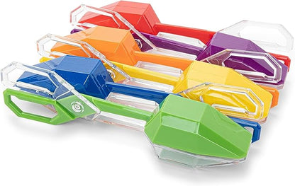 Skoolzy Rainbow Counting Bears, Rainbow Tongs & Sorting Cups - 74 Pcs Color Sorting Toys - Teddy Bear Math Manipulatives for Toddlers 36+ Months for Preschool Kindergarten