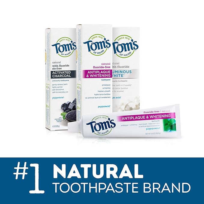 Tom's of Maine Anticavity Fluoride Children's Toothpaste, Kids Toothpaste, Natural Toothpaste, Silly Strawberry, 4.2 Ounce , 3 Count (Pack of 1)