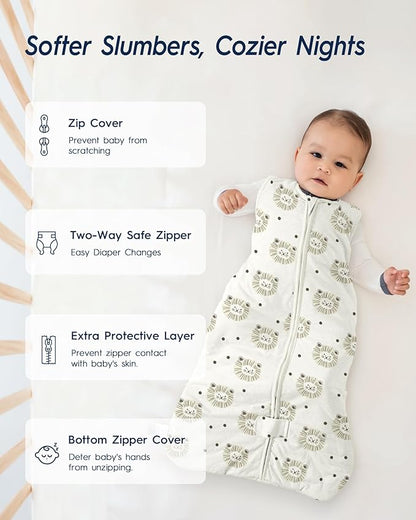 TotAha Toddler Sleep Sack 1.0 TOG for 2T-3T-4T, Premium Soft Wearable Blanket Baby Sleeping Bag with 2-way Safe Zipper for Girl Boy
