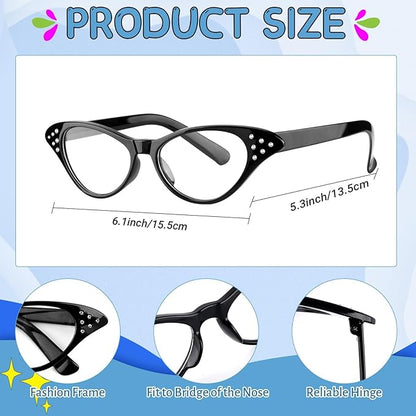 100 Days of School Old Lady Costume Include Wig,Glasses,Necklace,Bracelet,Glasses Chain,Bag,Cane,Shawl and Stickers ﻿