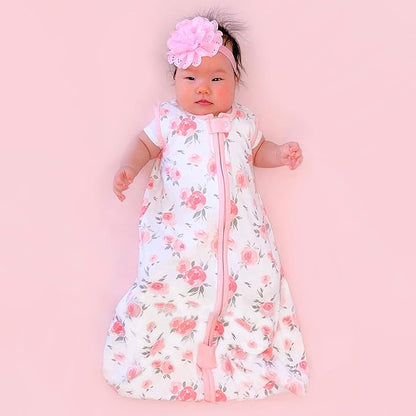 Mama Cheetah Baby Sleep Sack 0.5 TOG, Organic Cotton Baby Wearable Blanket with Two-Way Zipper, Swaddle Transition Baby Sleeping Bag for Newborn Infant Toddler Boy Girl, 18-24 Months