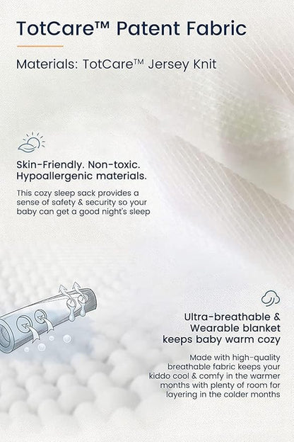 TotAha Sleep Sack 0-3 months 3 Pack, Buttery Soft Newborn, Infant Sleeping Bag for Girls, Light Baby Wearable Blanket, 0.5 TOG