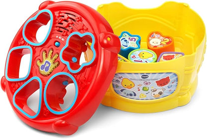 VTech Sort and Discover Drum, Yellow