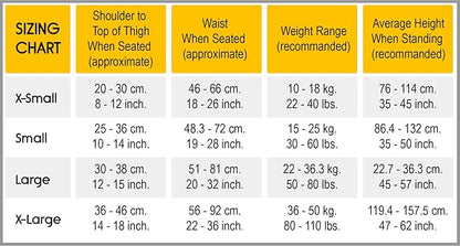 Small Blue, Lightweight, Compact, Portable Car Seat - Perfect for Travel and Everyday Child Safety (Pack of 6)
