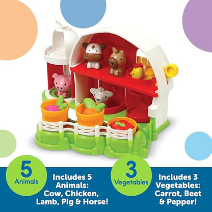 Learning Resources Peekaboo Learning Barnyard Playset, Toddler Learning Toys, Preschool Learning Activities for Boys and Girls, Easter Toys for Kids, Ages 18+ Months