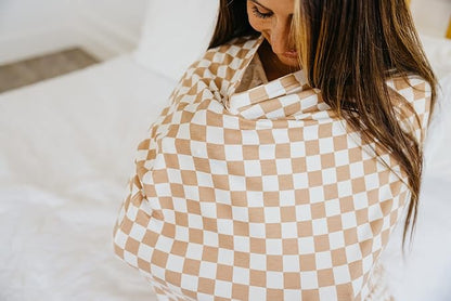 Copper Pearl Multi-Use Cover: Car Seat Covers, Nursing Cover, and Stroller Cover for Sun - Stretchy Fabric, All-Season Use, Stylish Designs, Easy Access for Moms - Rad