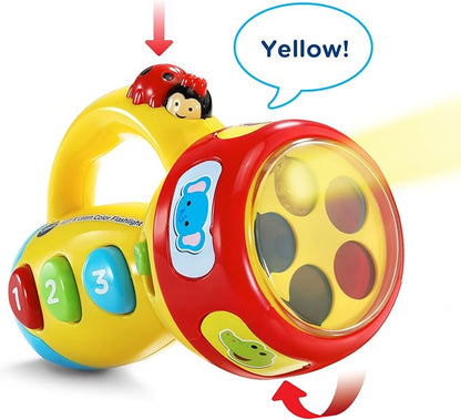 VTech Spin and Learn Color Flashlight, Yellow