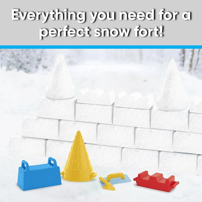 Superio Snow Brick Maker Igloo Fort Form Cone Shaper Outdoor Winter Snow Toys Sand Castle Building Kit for Adults and Kids Sandbox, Beach, Sand Toys (Blue, 2)