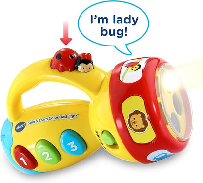 VTech Spin and Learn Color Flashlight, Yellow