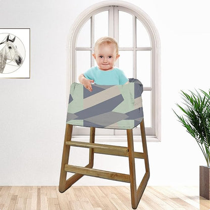 Carseat Cover for Boy and Girls - Multi-use Nursing Canopy for Breastfeeding, Stroller and High Chair Cover (Baby Green)