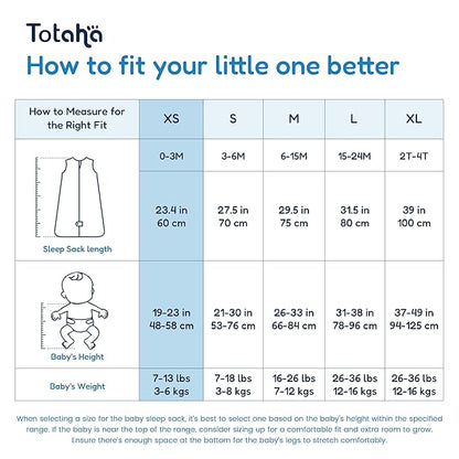 TotAha Sleep Sack 0-3 months 3 Pack, Buttery Soft Newborn, Infant Sleeping Bag for Girls, Light Baby Wearable Blanket, 0.5 TOG