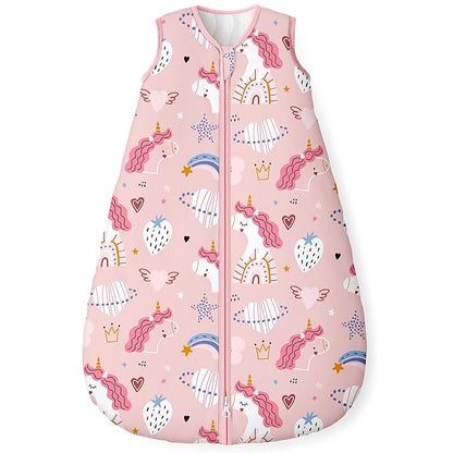 Yoofoss Baby Sleep Sack 12-18 Months, 1.5 Tog Baby Wearable Blanket with 2-Way Zipper, 100% Cotton Organic Fabric Winter Infant Sleeping Sack, Warm Soft Comfy