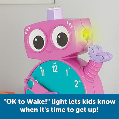 Learning Resources Tock The Learning Clock Pink, 1 Piece, Ages 3+, Educational Talking Clock