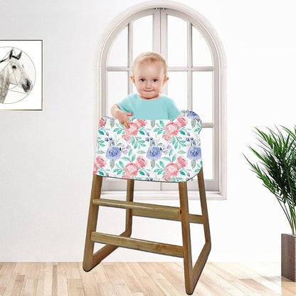 Carseat Cover for Boys and Girls - Multi-use Nursing Canopy for Breastfeeding, Stroller, High Chair Cover (Rose)