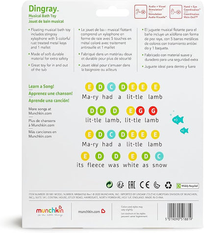 Munchkin® Dingray™ Xylophone Musical Baby and Toddler Bath Toy