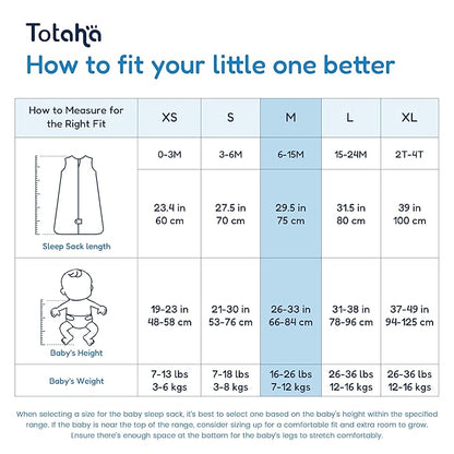 TotAha Sleep Sack 6-12 Months 3 Pack, Buttery Soft, Safe Wearable Blanket Baby Sleeping Bag with 2-Way Zipper for Girl Boy, 0.5 TOG