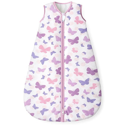 Yoofoss Baby Sleep Sack 12-18 Months, 1.5 Tog Baby Wearable Blanket with 2-Way Zipper, 100% Cotton Organic Fabric Winter Infant Sleeping Sack, Warm Soft Comfy