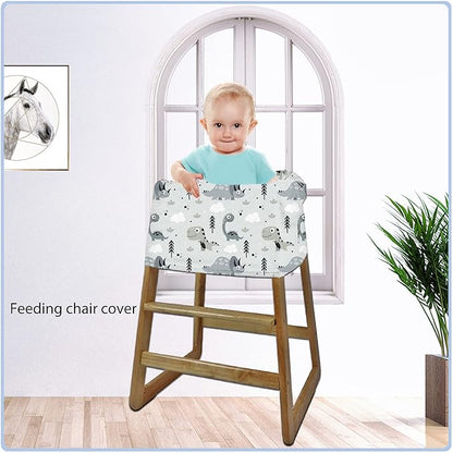 Car Seat Covers for Babies - Multi- use Nursing Carseat Canopy, Breastfeeding Covers, Baby Shower Gifts for Boys and Girls (Grey Dinosaur)