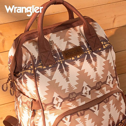 Wrangler Callie Diaper Bag Backpack with Stroller Straps Multifunction Baby Travel Bag WG2210-9110TN