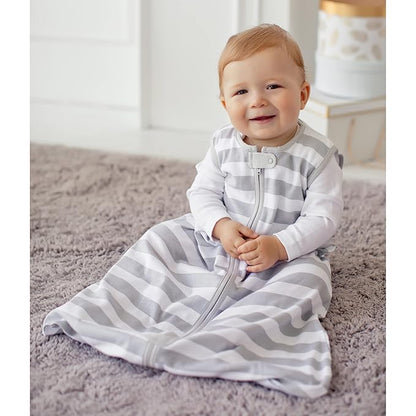Mama Cheetah Baby Sleep Sack 2.5 TOG, Organic Cotton Baby Wearable Blanket with Two-Way Zipper, Swaddle Transition Baby Sleeping Bag for Newborn Infant Toddler Boy Girl, 18-24 Months