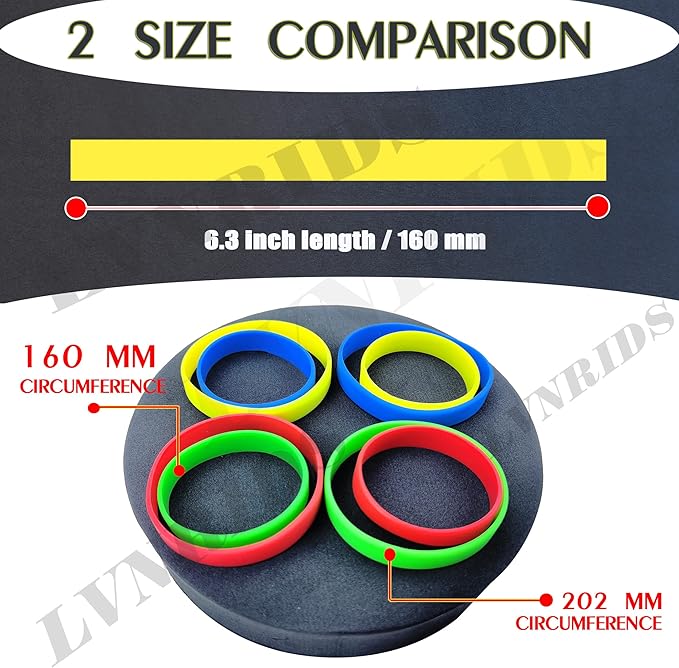 100 PCS Silicone Bracelets Wristbands for kid, Sports Rubber Elastic Wristband Bracelet for Party Decorations Favors Set Pack Red