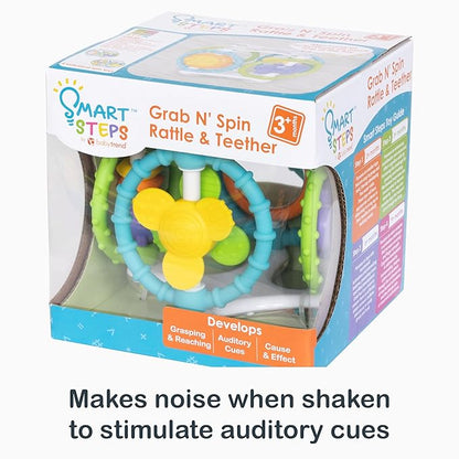 Smart Steps Grab N' Spin Rattle and Teether