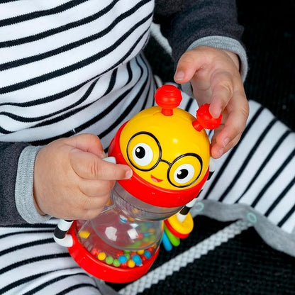 Baby Einstein Cal’s Sensory Shake-up Developmental Activity Rattle Toy, BPA Free, for Infants Ages 3 Months and up