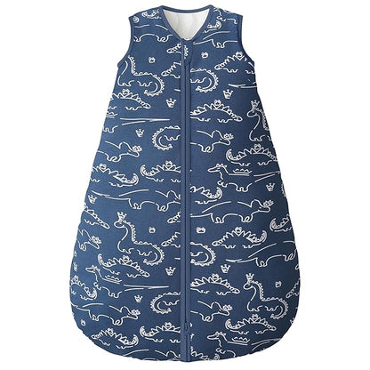 Yoofoss Baby Sleep Sack 0-6 Months, TOG 2.5 Baby Wearable Blanket with 2-Way Zipper, 100% Organic Cotton Fabric Winter Newborn Sleeping Sack, Warm Soft Comfy