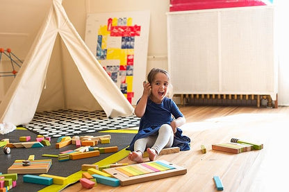11 Piece Tegu Magnetic Floating Stacker Building Block Set, Big Top
