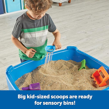Learning Resources Helping Hands Sensory Scoops, Fine Motor Skills, Sensory Toys for Children, Sensory Toys for Toddlers, Kids Easter Basket Stuffers , Ages 3+,4 Pieces