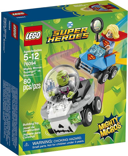 LEGO DC Super Heroes Mighty Micros: Supergirl vs. Brainiac 76094 Building Kit (80 Piece)